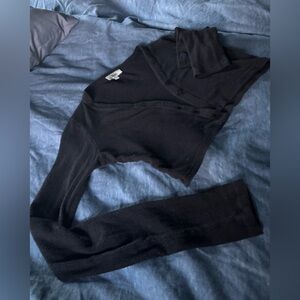 Ozma. Regen Silk Noil. Raw silk, long sleeve, crop top. Cardigan.